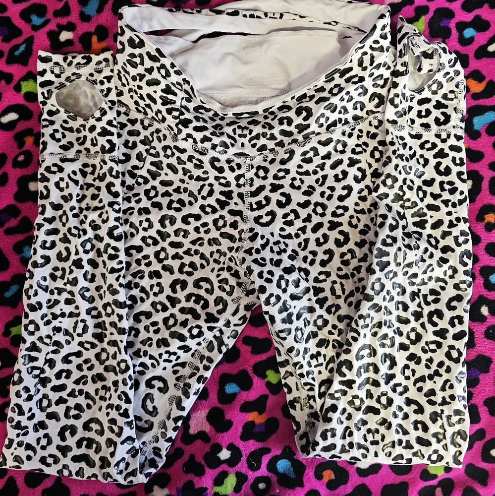 NWOT Superfly Honey Worl leopard leggings